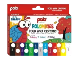 Polo Bold wax crayons 12 + 1 shade