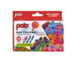 Polo 16 shade wax crayons