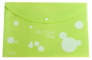 My Clear Bag Button Folder DC205CP