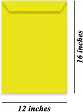 laminated envelope 12x16