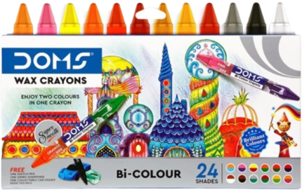 Doms Bi-color Wax Crayons