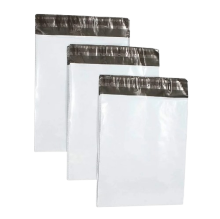 12×16 inches Secure Temper Proof White Courier Bag Without POD