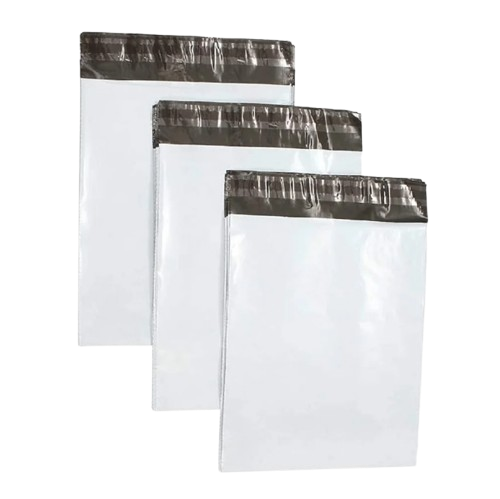 12×16 inches Secure Temper Proof White Courier Bag Without POD