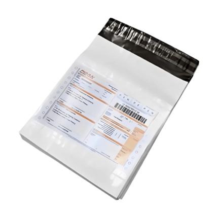 6.5X8 inches Secure Temper Proof White Courier Bag With POD