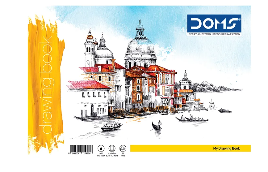 Drawing Note Book Dom's Buy Doms 36 Pages Drawing Notebook – Premium Sketchbook for Kids ...