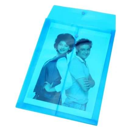 Solo Document Bag with Button Closure