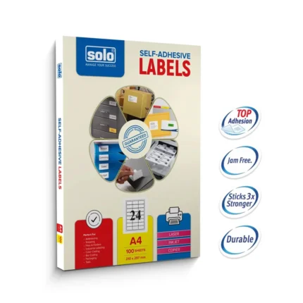 SOLO A4 Self-Adhesive Label Stickers ST24
